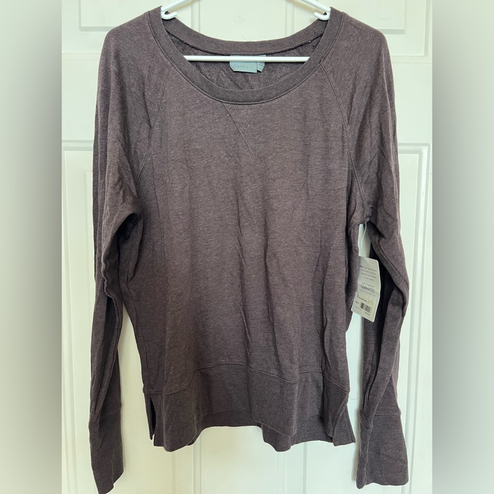 Athleta No Rush Crew Pullover XS